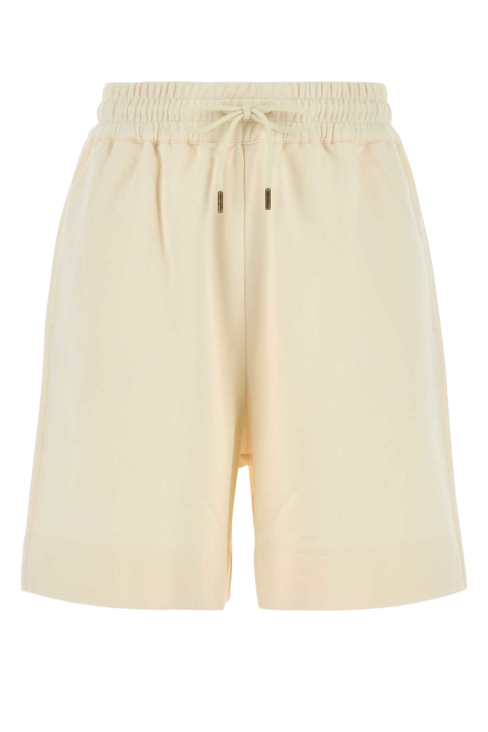 Ivory Cotton Bermuda Shorts 034 Exterior