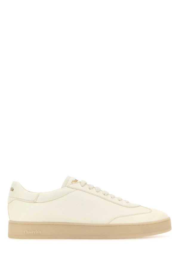 Church'S 100% Cervus Elaphus Scotch leather sneakers in white