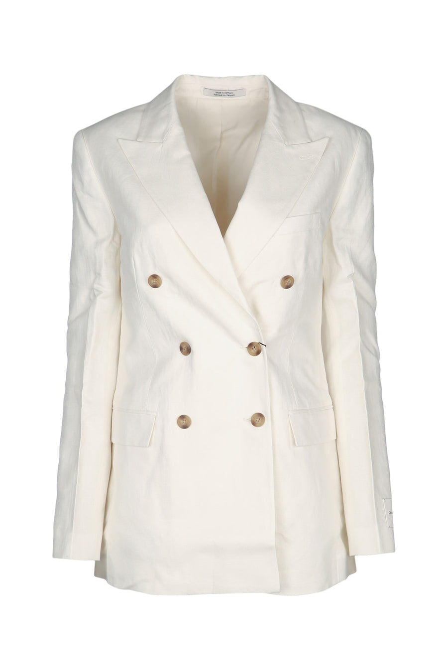 Calvin Klein Linen Linen blazer in white