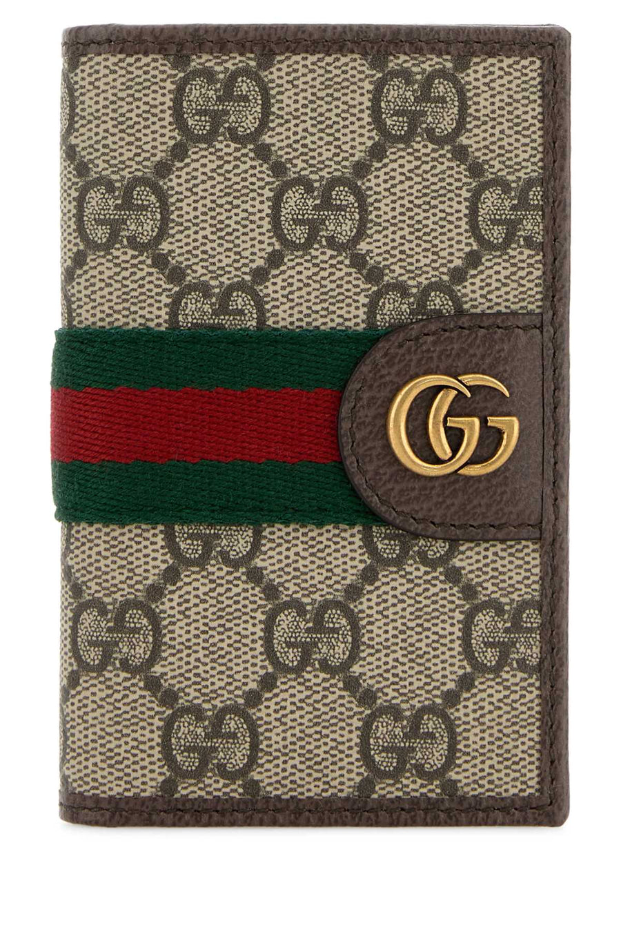 Gucci Card Exterior: 100% Fabric Finishing: Platinum card case in beige