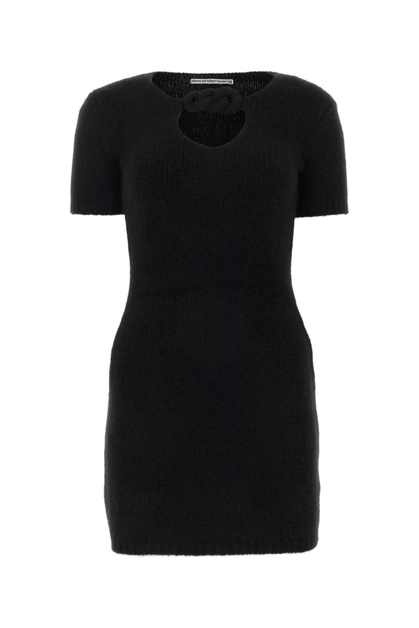 Alexander Wang 64% Alpaca 23% Nylon 12% Wool 1% Elastane dress in black