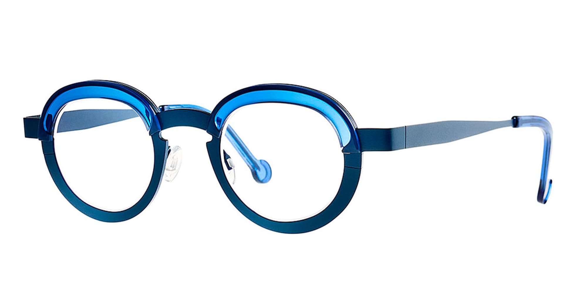 Basket - 002 Dark Night Blueberry Jelly Rx Metal Eyeglasses