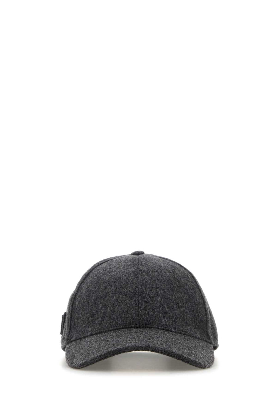 Prada CAPPELLI 100% Wool baseball cap in gray