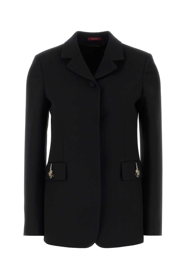 Gucci Cady Silk blazer in black