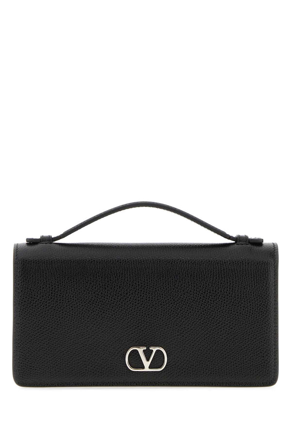 Valentino Garavani Exterior: 100% Leather wallet in black