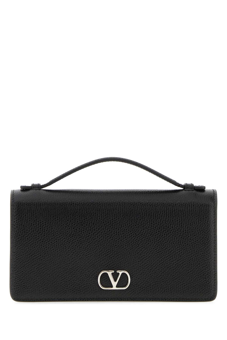Valentino Garavani Exterior: 100% Leather wallet in black