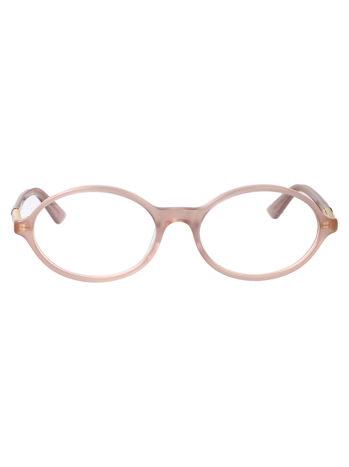 Ch0367o Beige-beige-transparent Acetate Optical