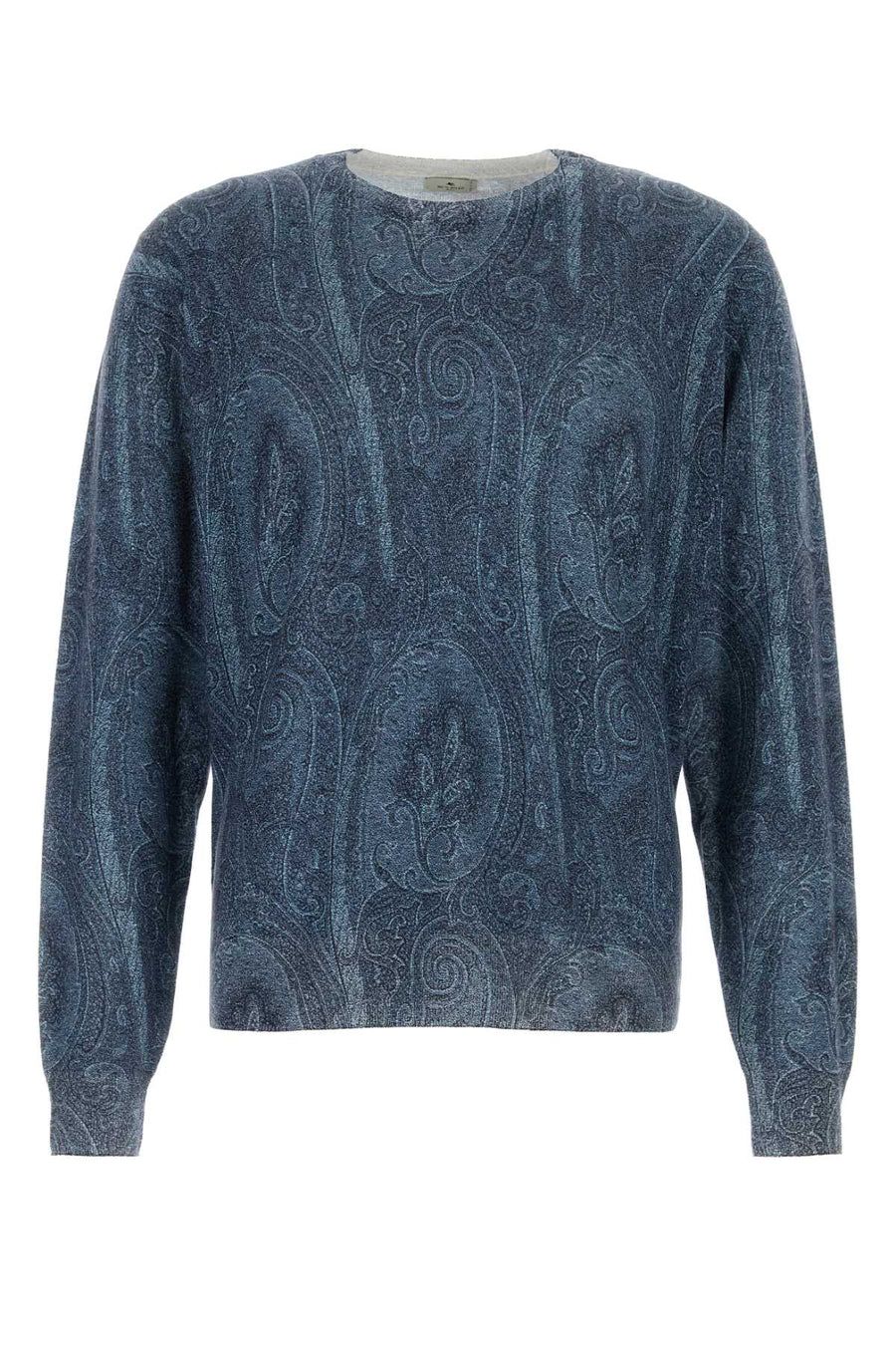 Etro Wear 55% Silk sweater in blue