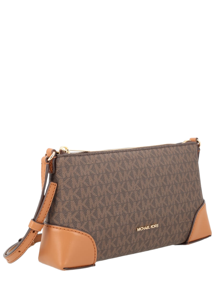 Shoulder Bag With Logo Brown Crossbody