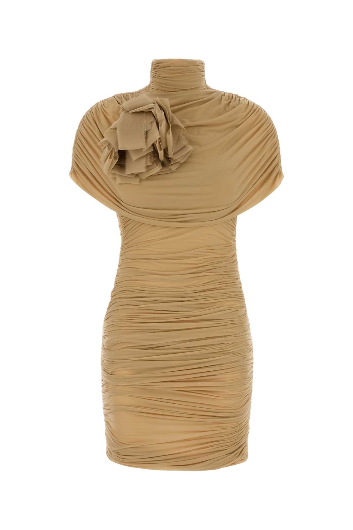 Beige Exterior: Cupro Elastane Abiti