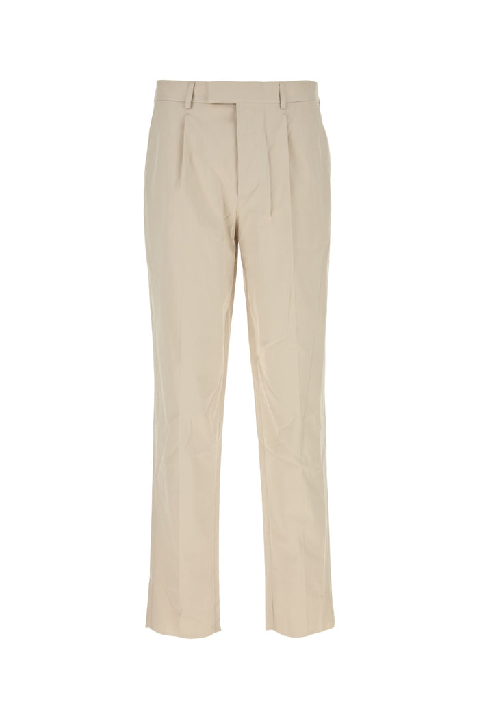 Long Formal Trouser Naturalwhitesolid Pantaloni