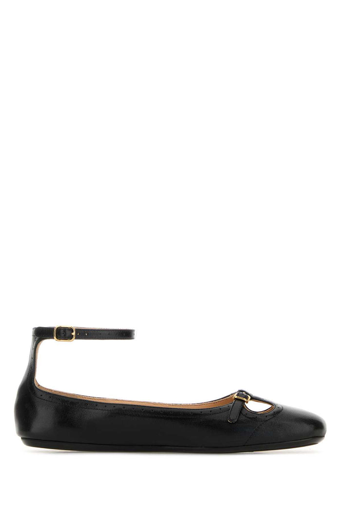 Black Flat Shoes