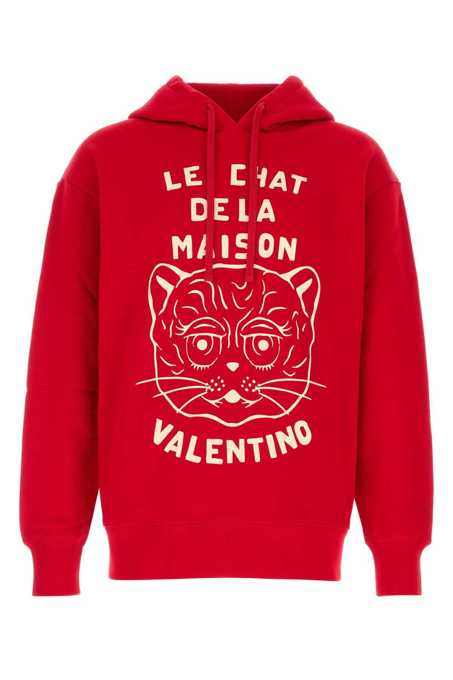 Valentino Garavani Felpa 100% Cotton sweatshirt in red