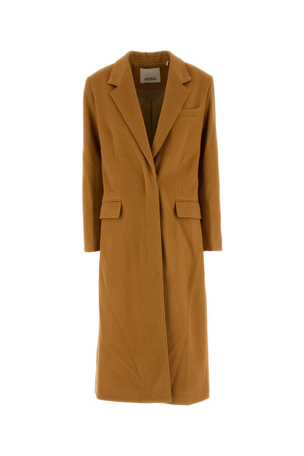 Isabel Marant 75% Virgin wool coat in camel