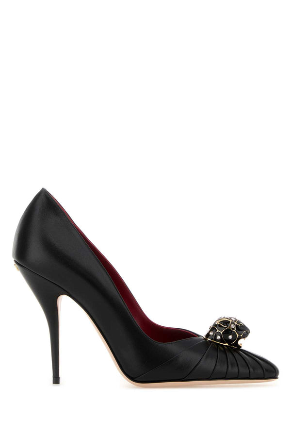Valentino Garavani Exterior: 100% Leather. Interior: 100% Leather. Sole: Leather heel in black
