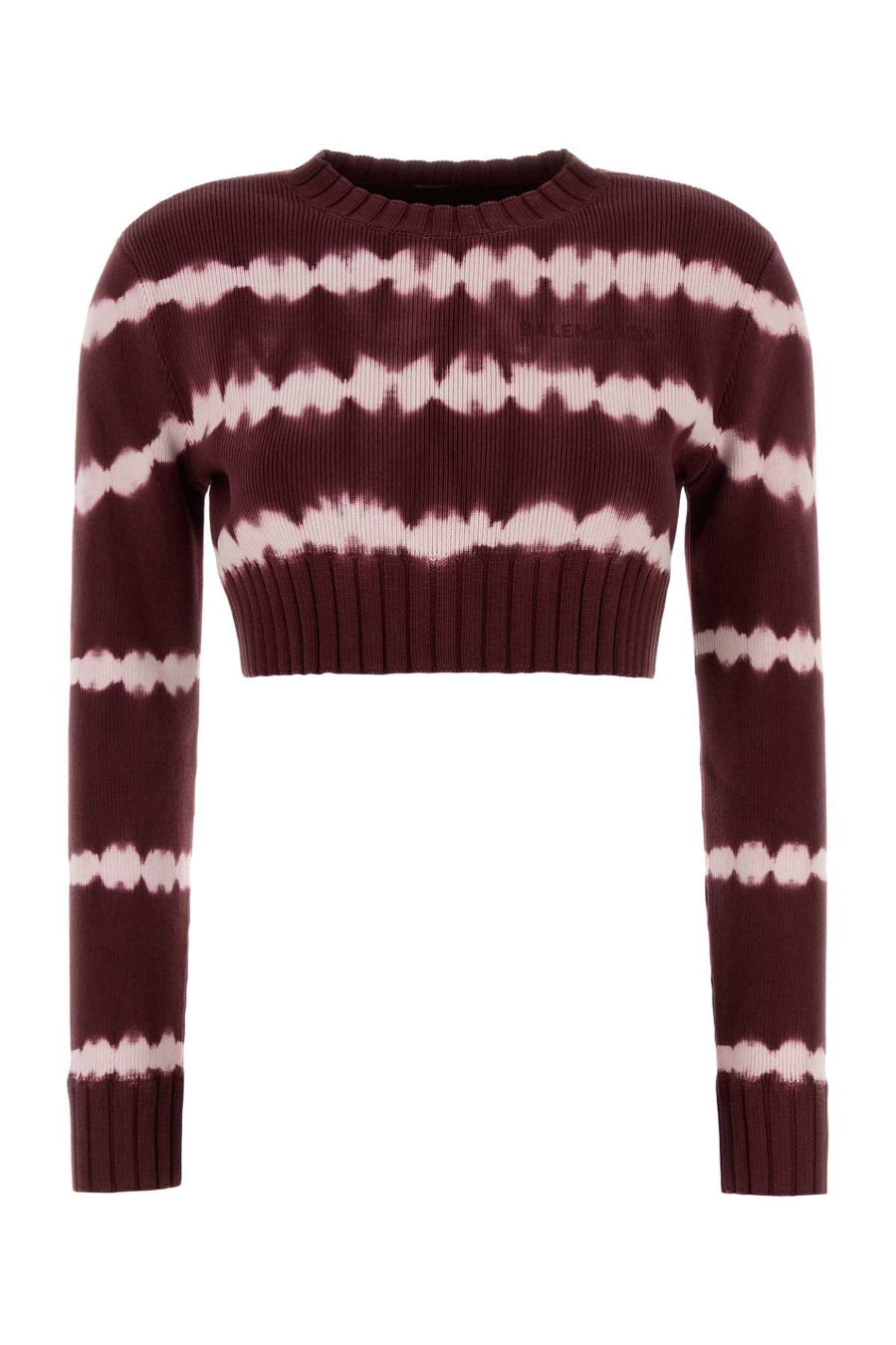 Balenciaga 100% Cotton sweater in burgundy