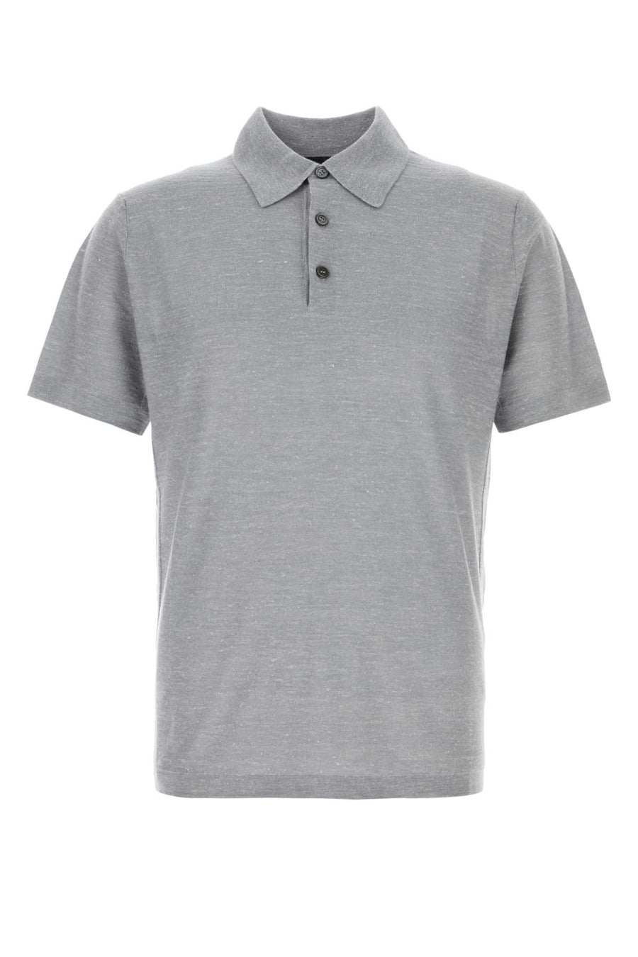 Brioni 44% Cashmere polo shirt in gray