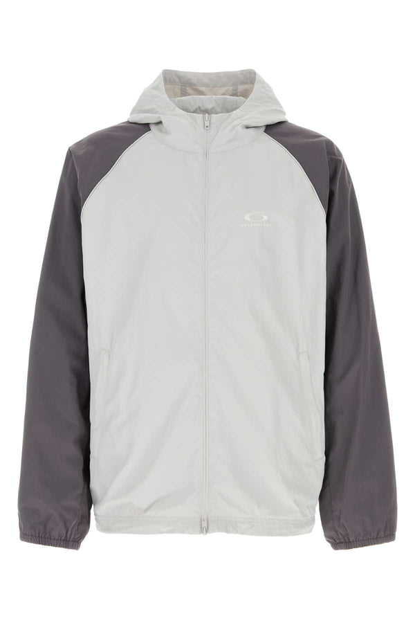 Balenciaga Exterior: 100% Nylon; Lining: 100% Polyester jacket in white