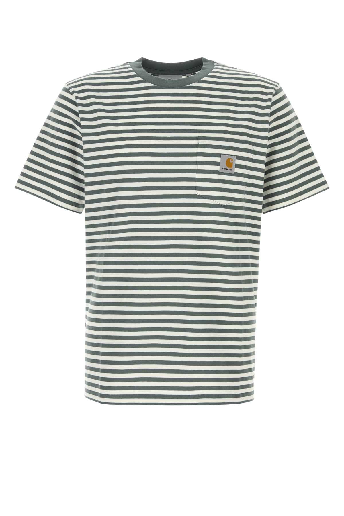 Ezrastripecozybluewax Exterior: Cotton T-shirt