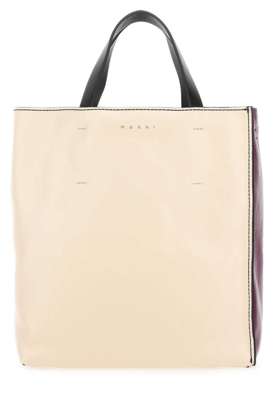 Marni Mano Exterior: 100% Calf shoulder bag in beige