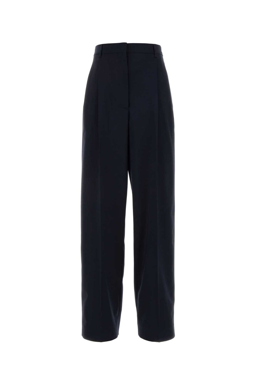 Miu Miu 95% Virgin wool trousers in blue