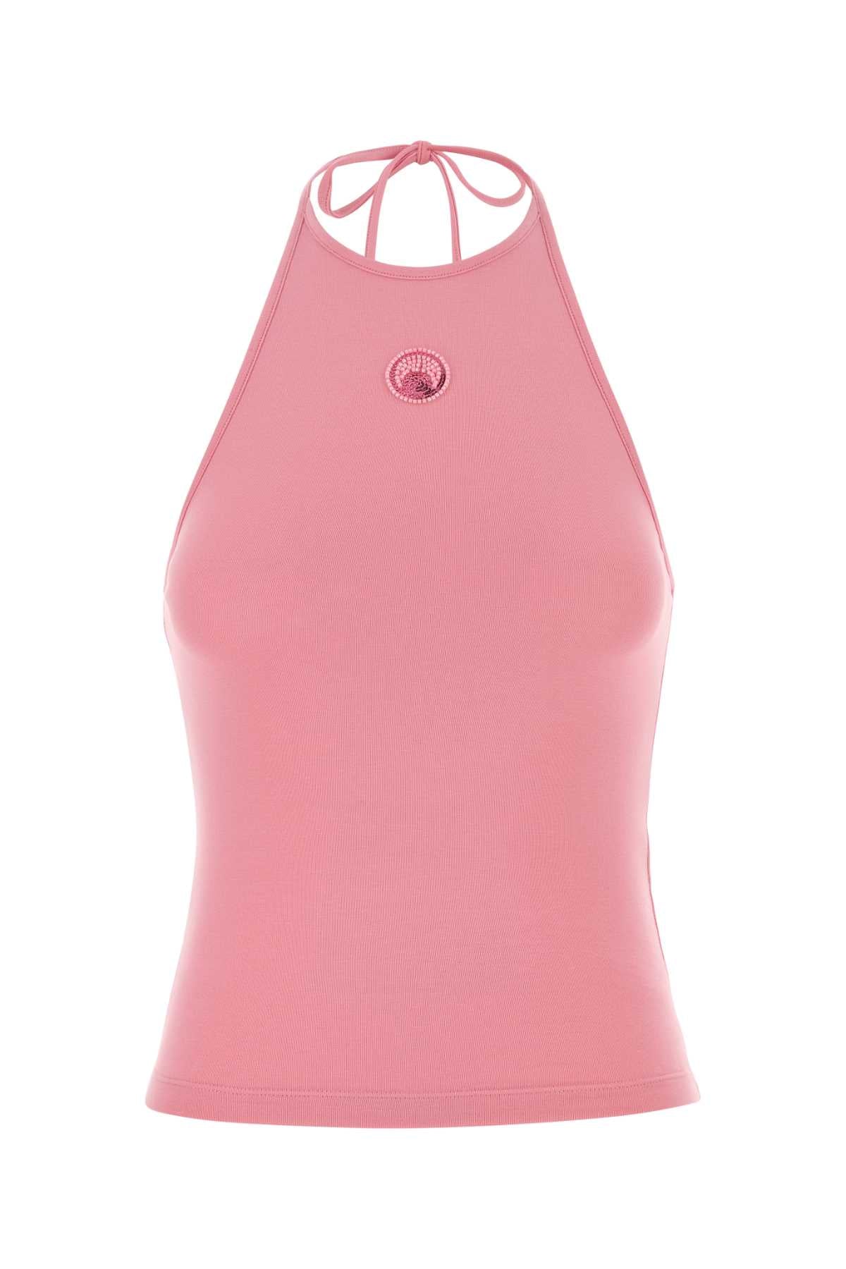 Pk30pink Exterior: Cotton Elastane Maglie