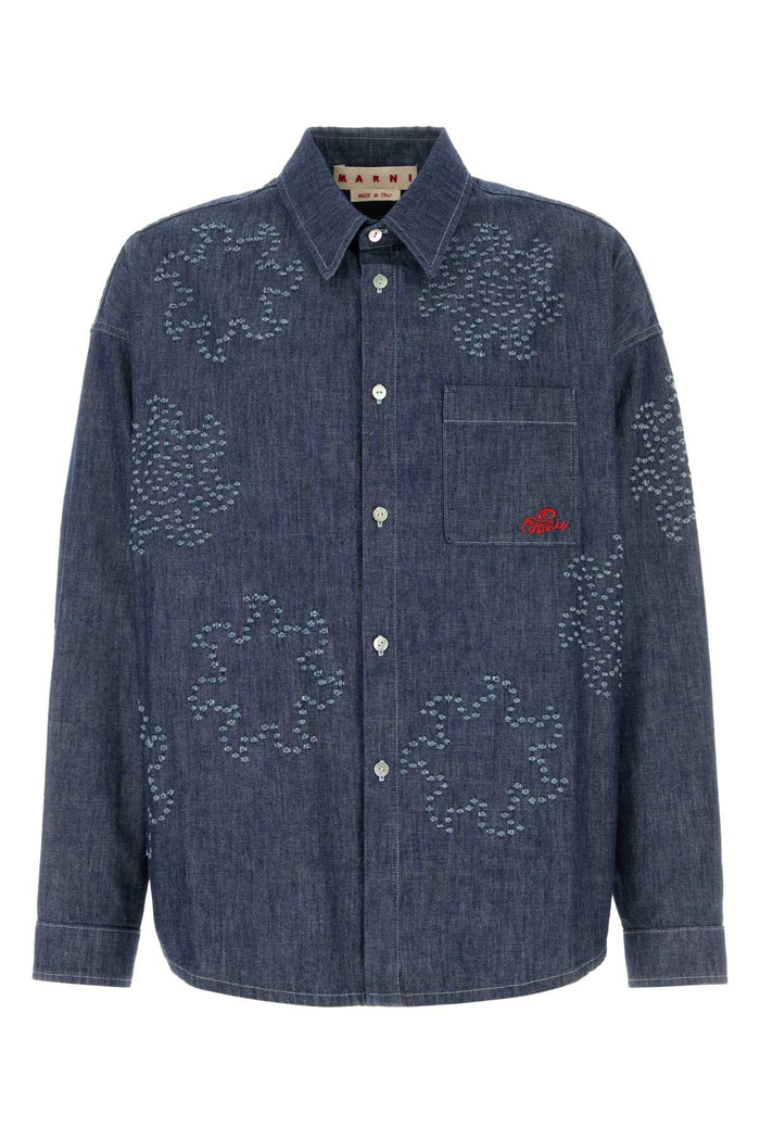 Denim Shirt Orion Blue Exterior: Cotton Camicie