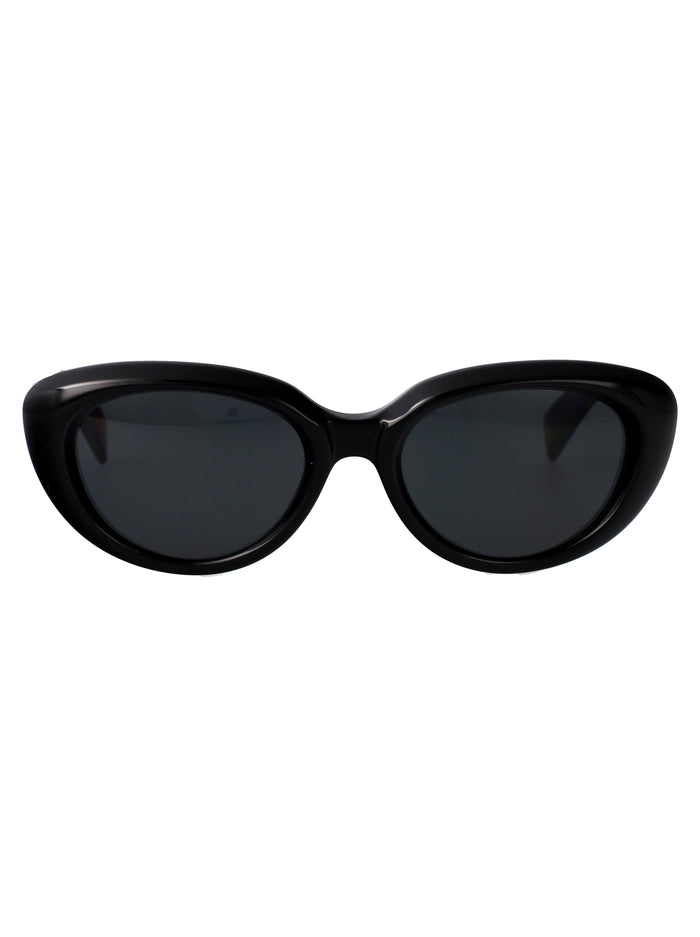 Sl 859 Black-black-black Acetate Sunglasses
