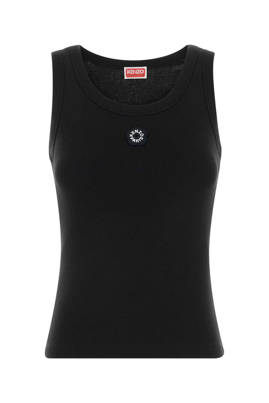 Kenzo Boke 96% Cotton tank top in black