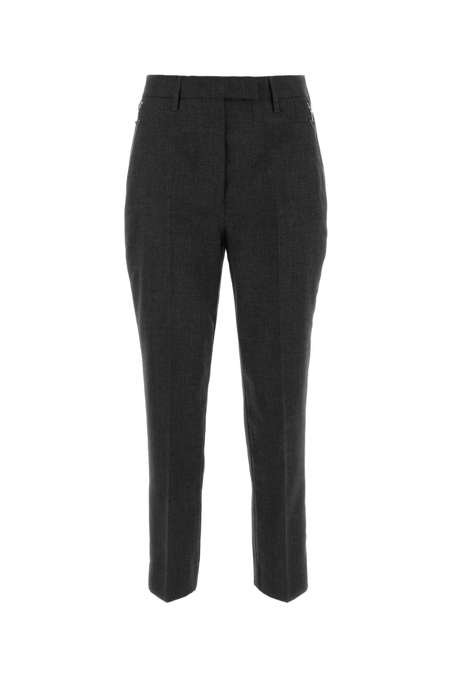 Prada 100% Wool trousers in gray
