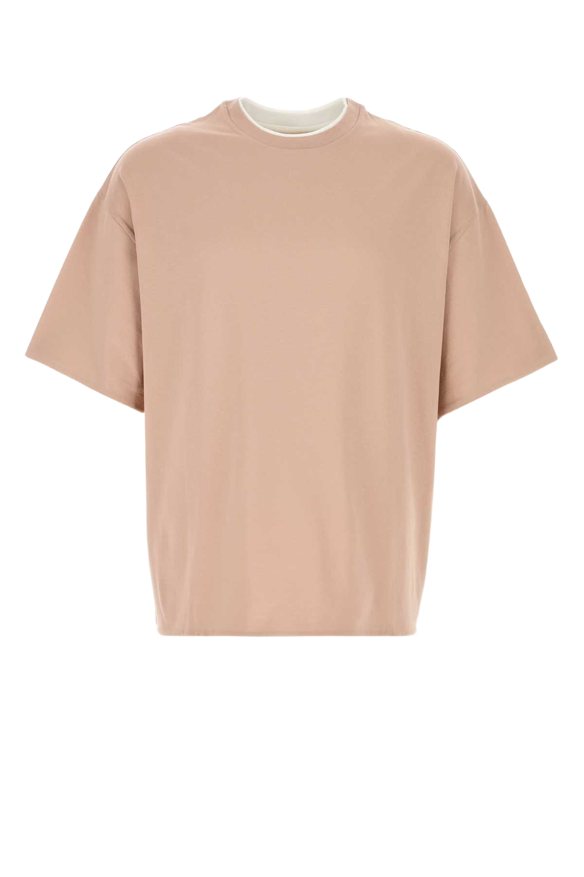 Pink Cotton T-Shirt Morganite Cotone