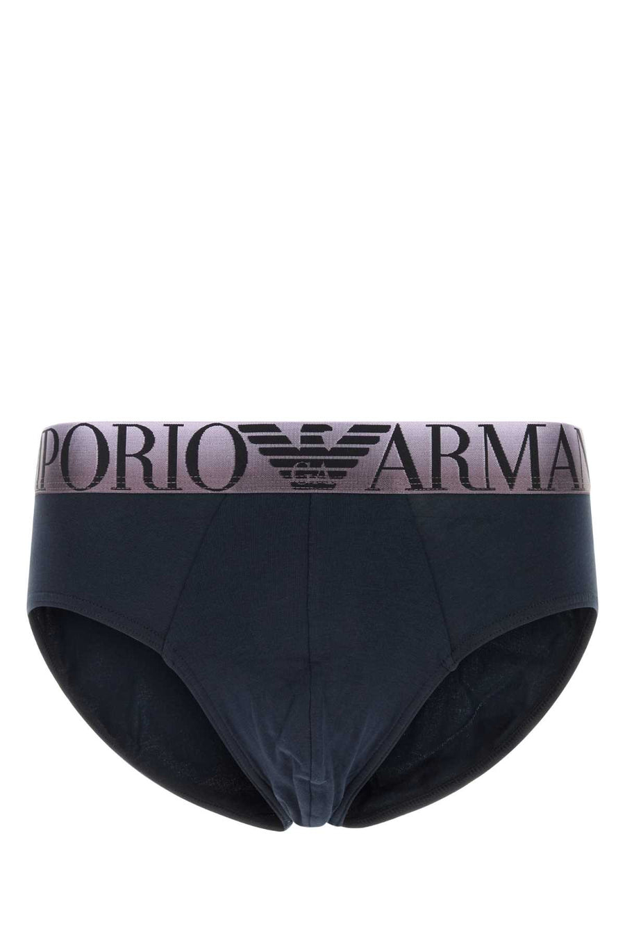 Emporio Armani Exterior: 95% Cotton 5% Elastane; Lining: 95% Cotton 5% Elastane brief in navy