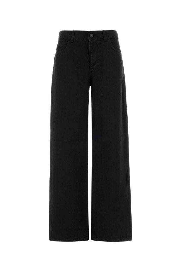 The Row Jean 100% Linen jeans in black