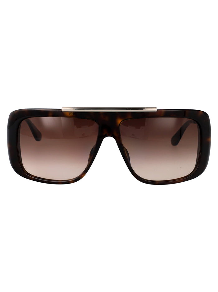 Am0492s Havana-silver-brown Recycled Acetate Sunglasses