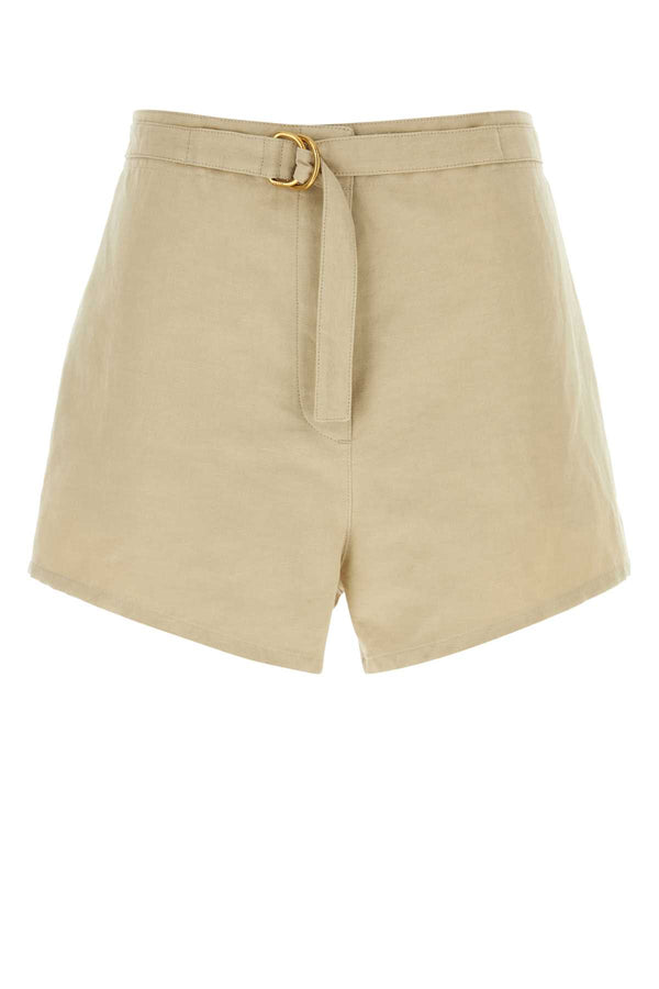 Prada 62% Cotton shorts in beige