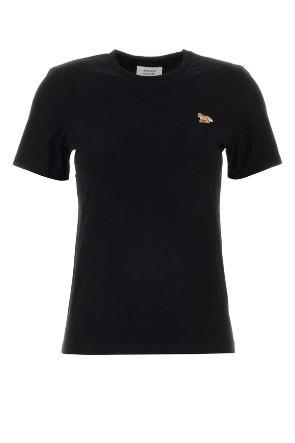 Maison Kitsune Regular 100% Cotton t-shirt in black