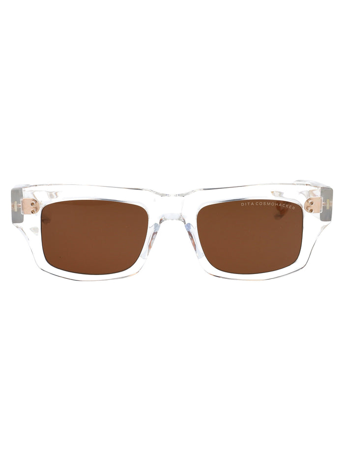 Cosmohacker Crystal Clear Plastic Sunglasses