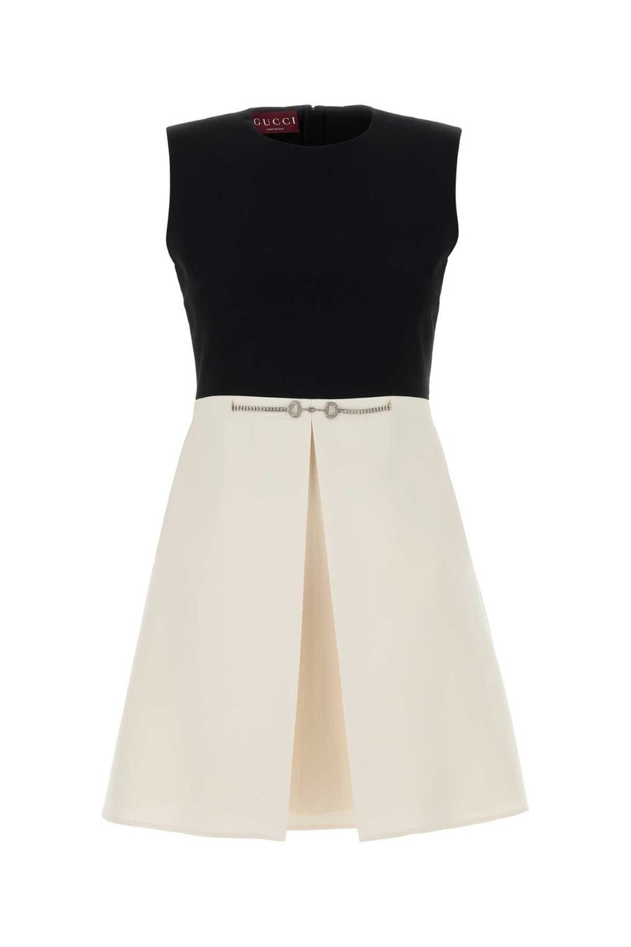 Gucci Silk mix dress in white