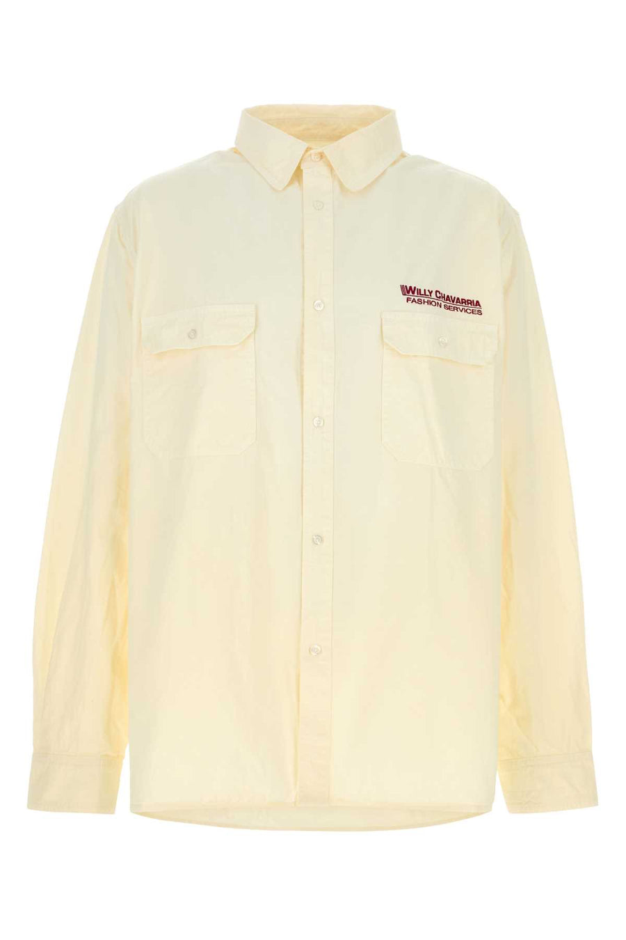 Willy Chavarria Shirt 100% Cotton shirt in cream