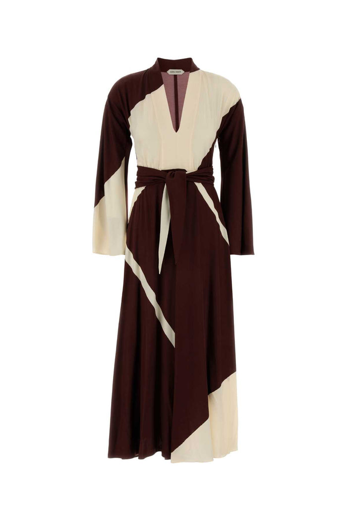A04710151 1074 Fantasiamarrone Exterior: Viscose Abiti