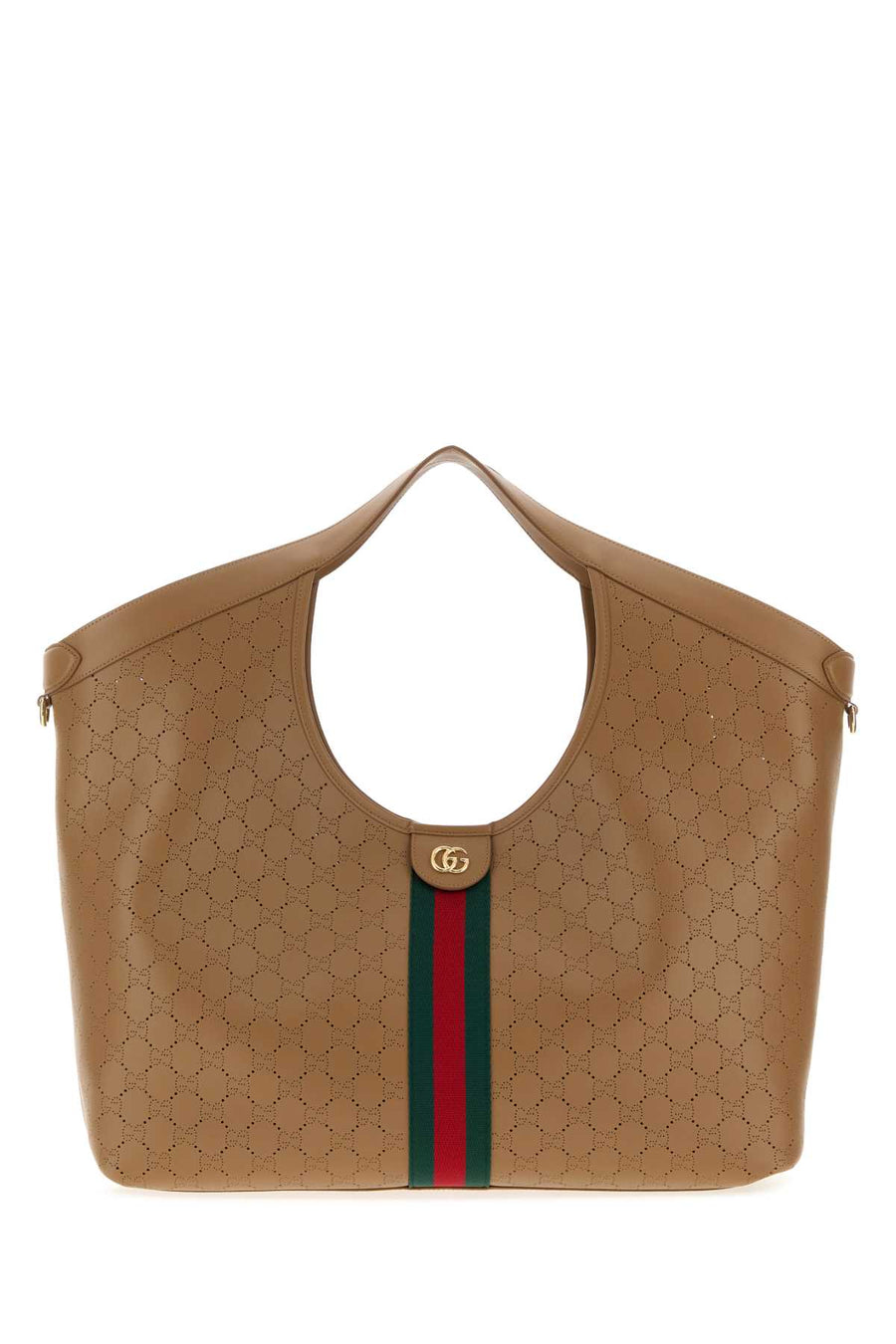 Gucci Ophidia Exterior: 100% Leather shoulder bag in beige