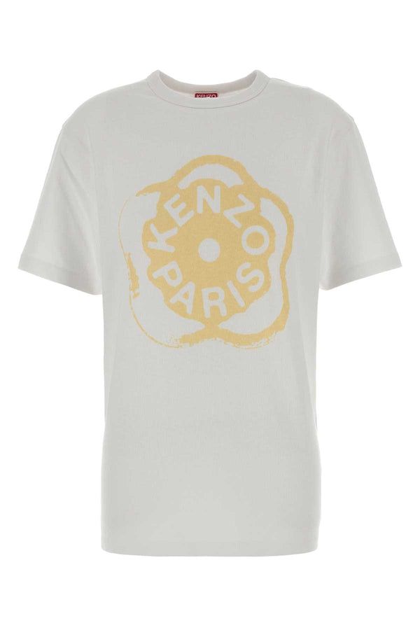 Kenzo Flower 100% Cotton t-shirt in white