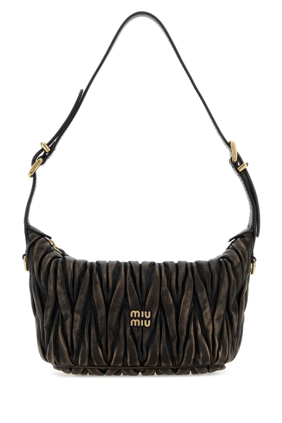 Miu Miu Exterior: 100% Leather shoulder bag in brown