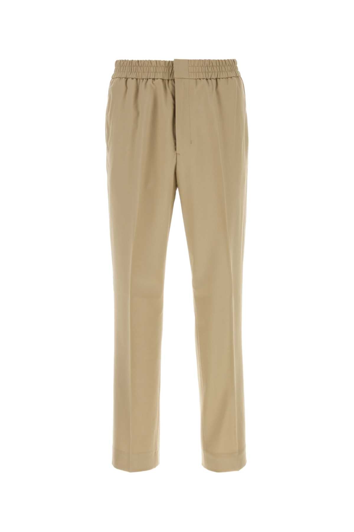 Beigetaupe Exterior: Virgin Wool Pantaloni