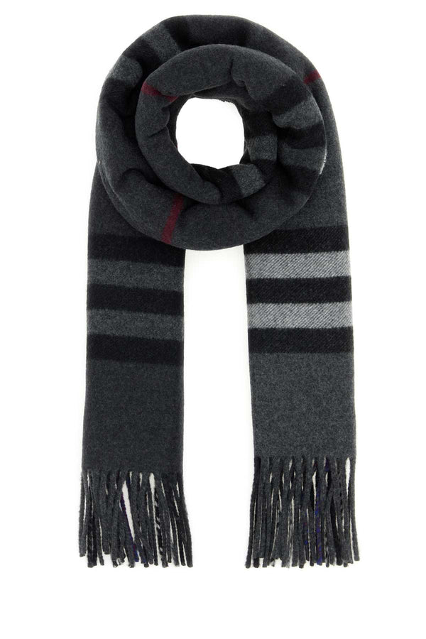 Burberry Double 100% Cashmere scarf in gray