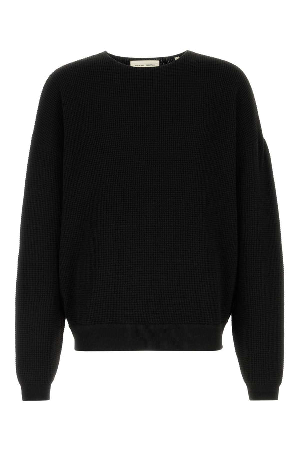 Fear Of God Essential Crewneck 88% Polyester sweater in black