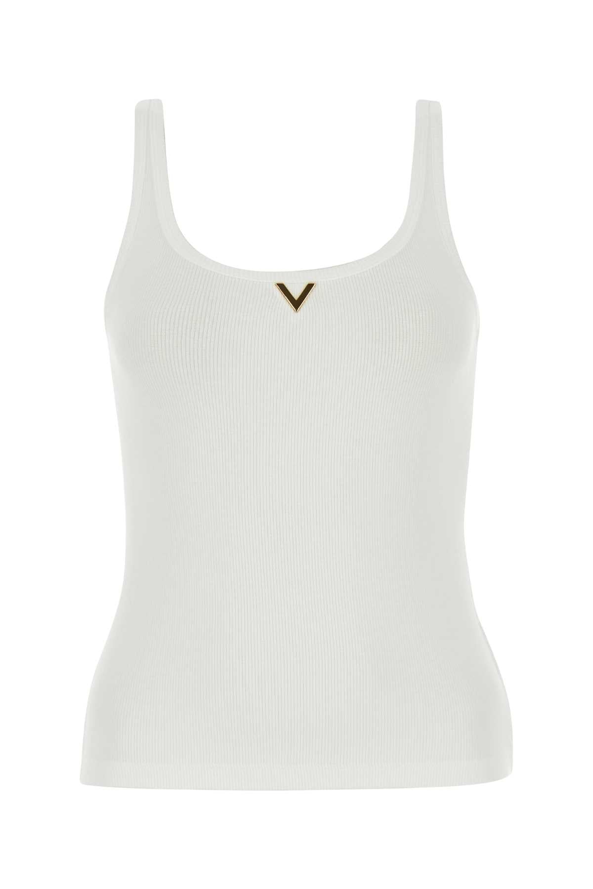 Bianco Exterior: Cotton Elastan Maglie