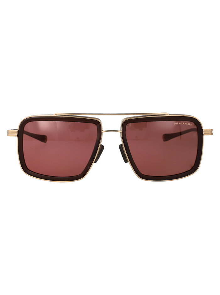 Gold Sand - Copperhead Brown Metal Sunglasses