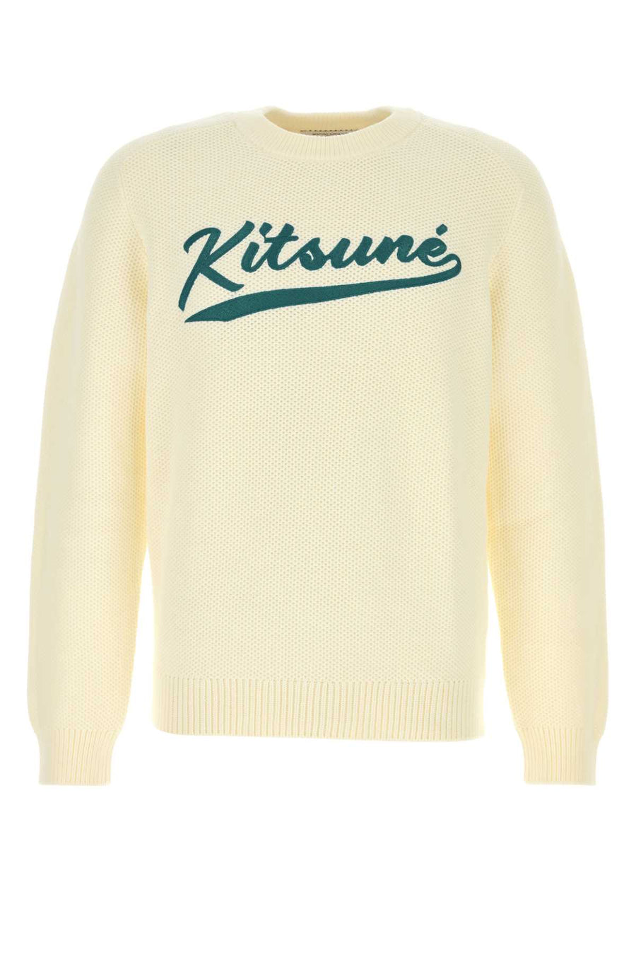 Maison Kitsune 70% Cotton sweater in beige
