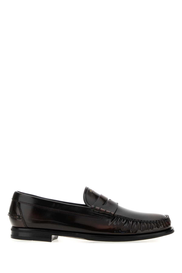 Prada Exterior: 100% Leather loafer in brown